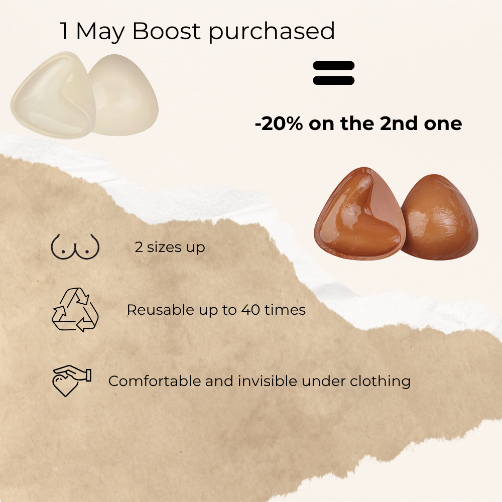 May Boost - Inserts Push- up instantané, lavables et réutilisables